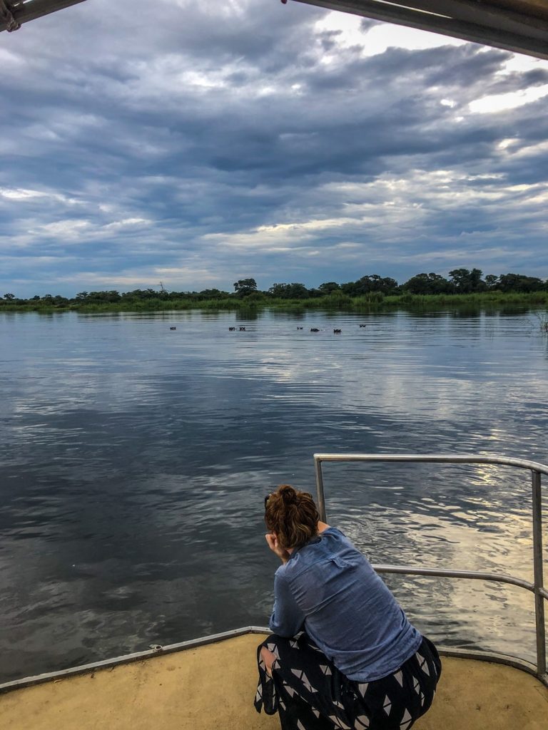 The Zambezi River in the Caprivi Strip, Namibia.